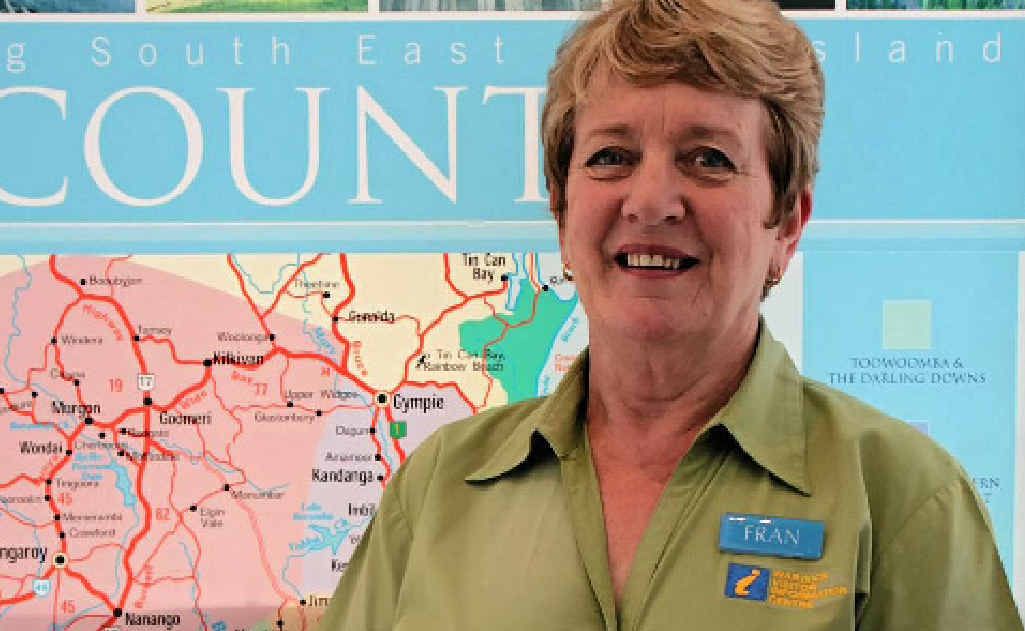 Warwick local Fran Hockings is a regular at the Information Centre and enjoys experiencing life. Warwick local Fran Hockings is a regular at the Information Centre and enjoys experiencing life.